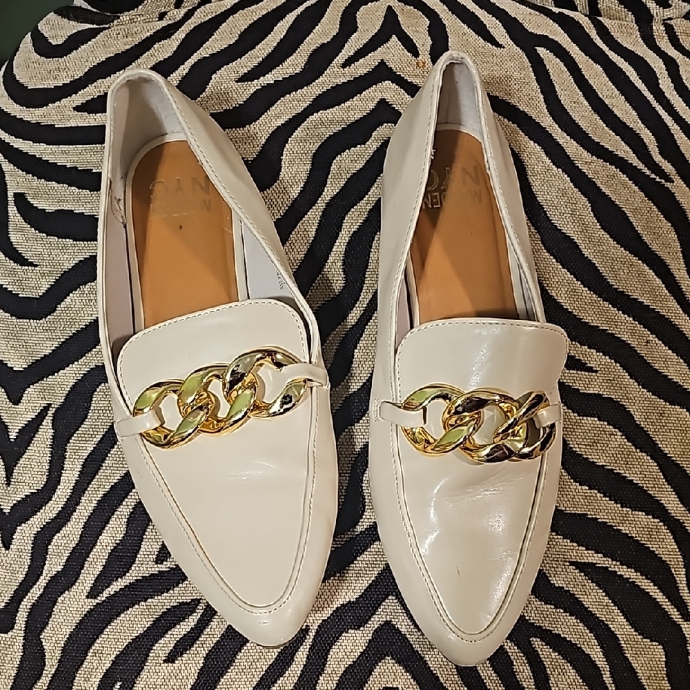Madden NYC Gold Chain Loafers